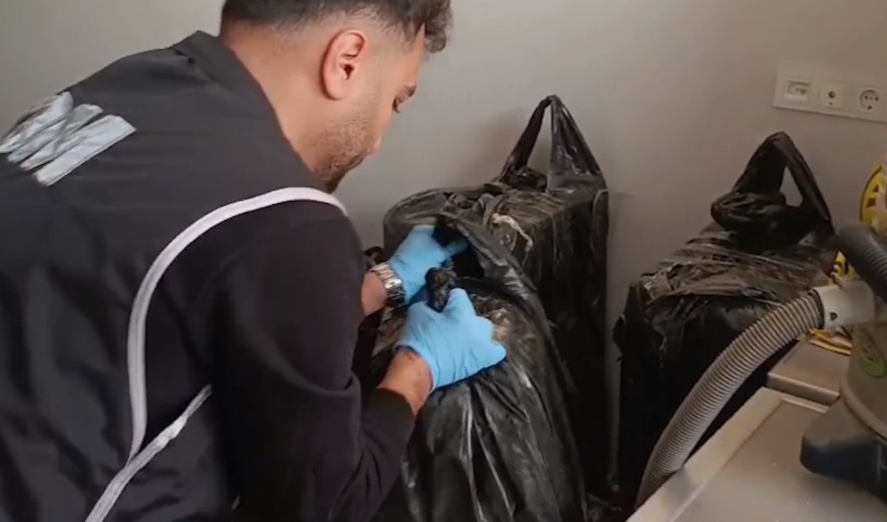 Poşetlerin içinden servet çıktı! Konya’da milyonluk operasyon!