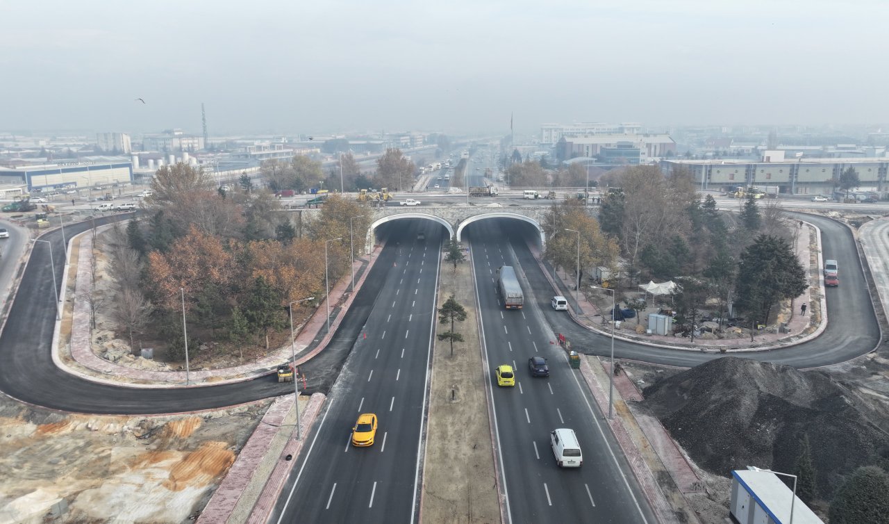 Konya’da trafiğin kilit noktasında  6 şeritli yeni yol trafiğe hazırlanıyor! Son durum açıklandı