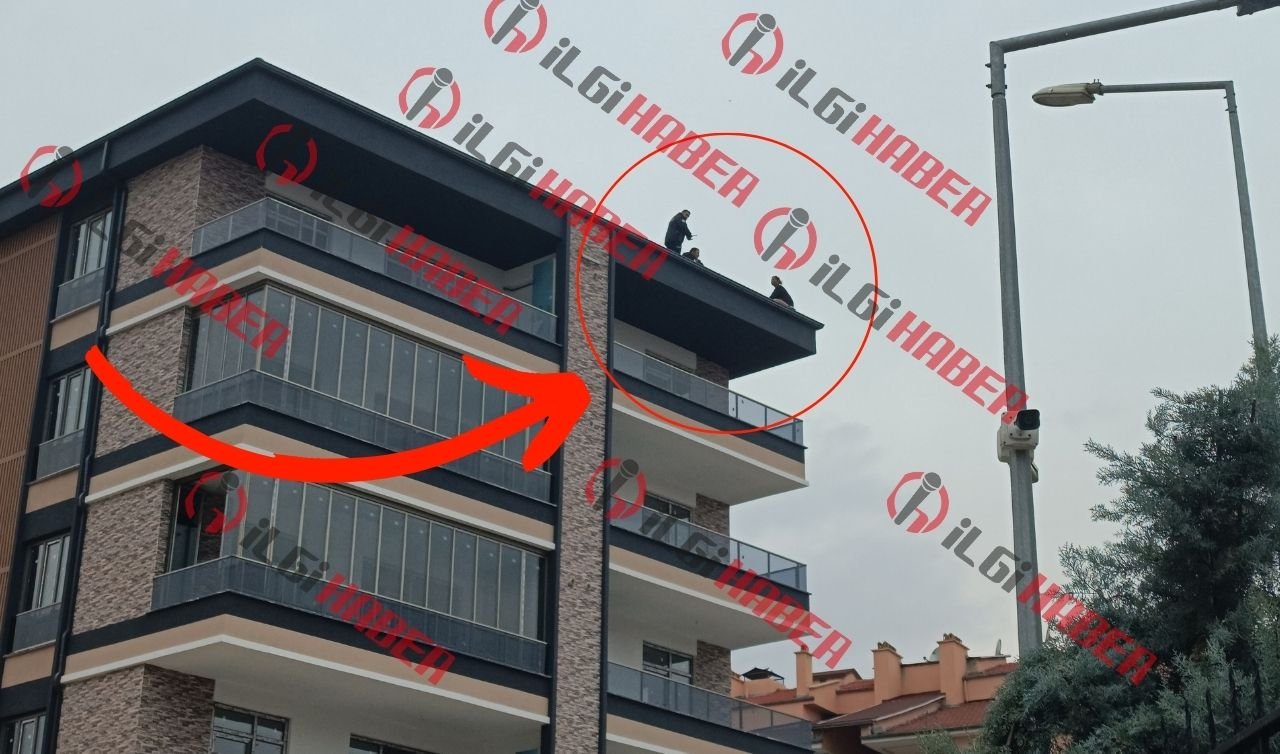 SON DAKİKA! Konya’da kadın karakolun karşısındaki binanın çatısına çıkıp intihara kalkıştı