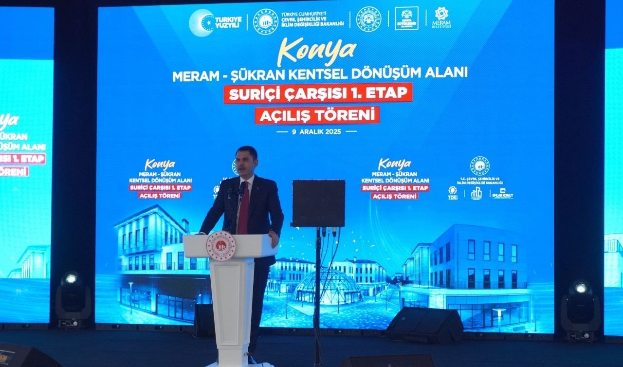 Konya’ya 229 Milyar liralık yatırım! Murat Kurum’dan dev proje açıklamaları