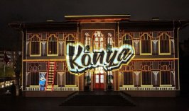 Konya’da ilk! Taş Bina üzerinde büyüleyici Mapping deneyimi!