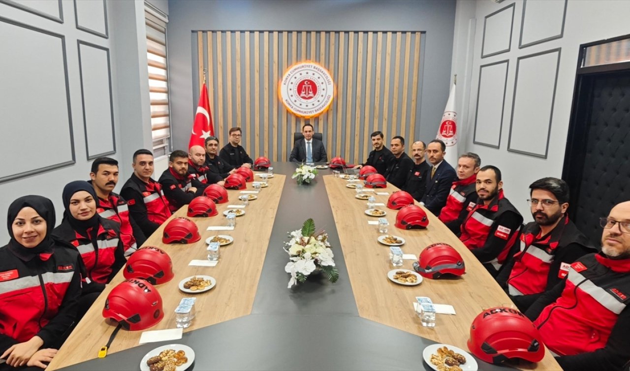 Konya Adliyesi personeli, olası afetlere müdahaleye hazır