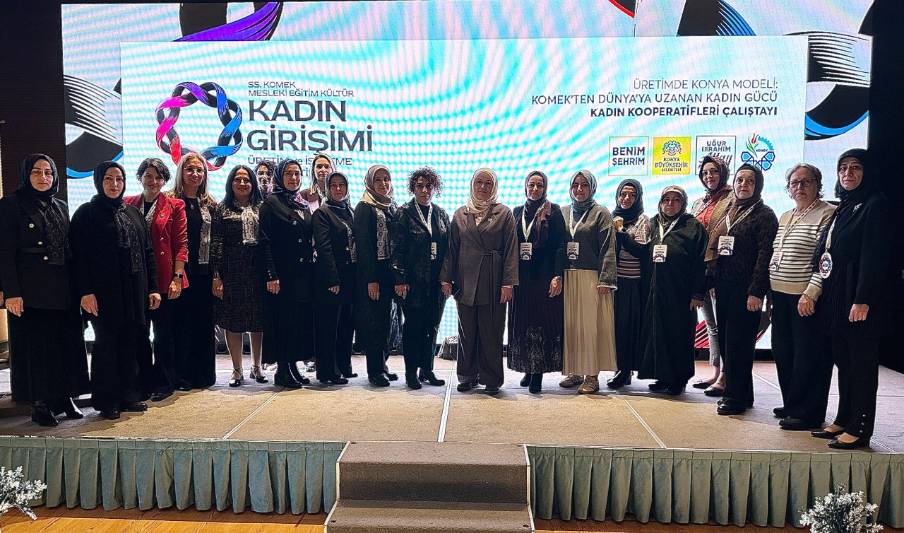 Konya Büyükşehir’den kadın gücüne destek! KOMEK’ten “Kadın Kooperatifleri Çalıştayı”