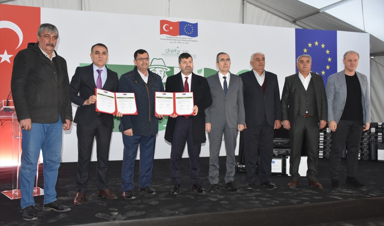 Konya’da “Tarımsal Amaçlı Örgütlere Ekipman Desteği ve Sertifika Töreni“ düzenlendi