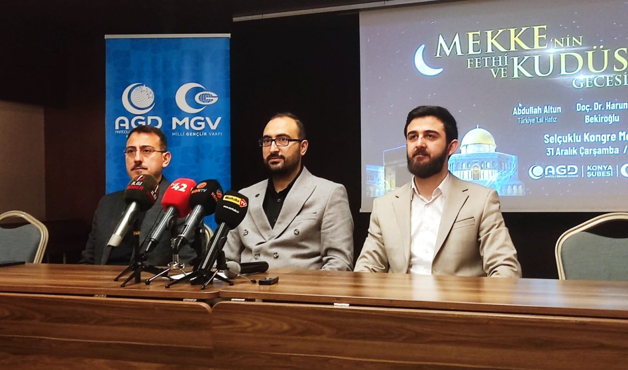 Mekke’nin Fethi ve Kudüs Gecesi için Konya’da büyük buluşma: Tüm vatandaşlar davetli