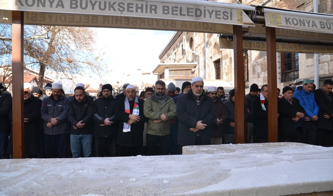 Konya’da Kassam Tugayları üyeleri için gıyabi cenaze namazı kılındı