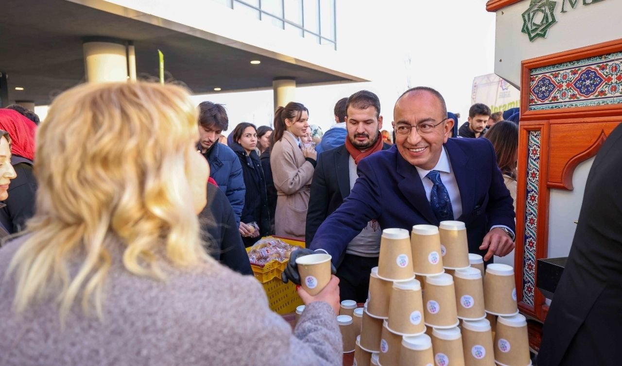 Üniversitelilerin final stresine Meram’dan sıcak bir mola 