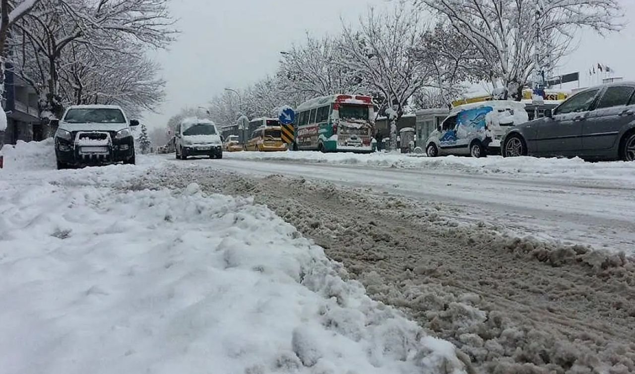 Konya’da kar yağışı etkili oldu