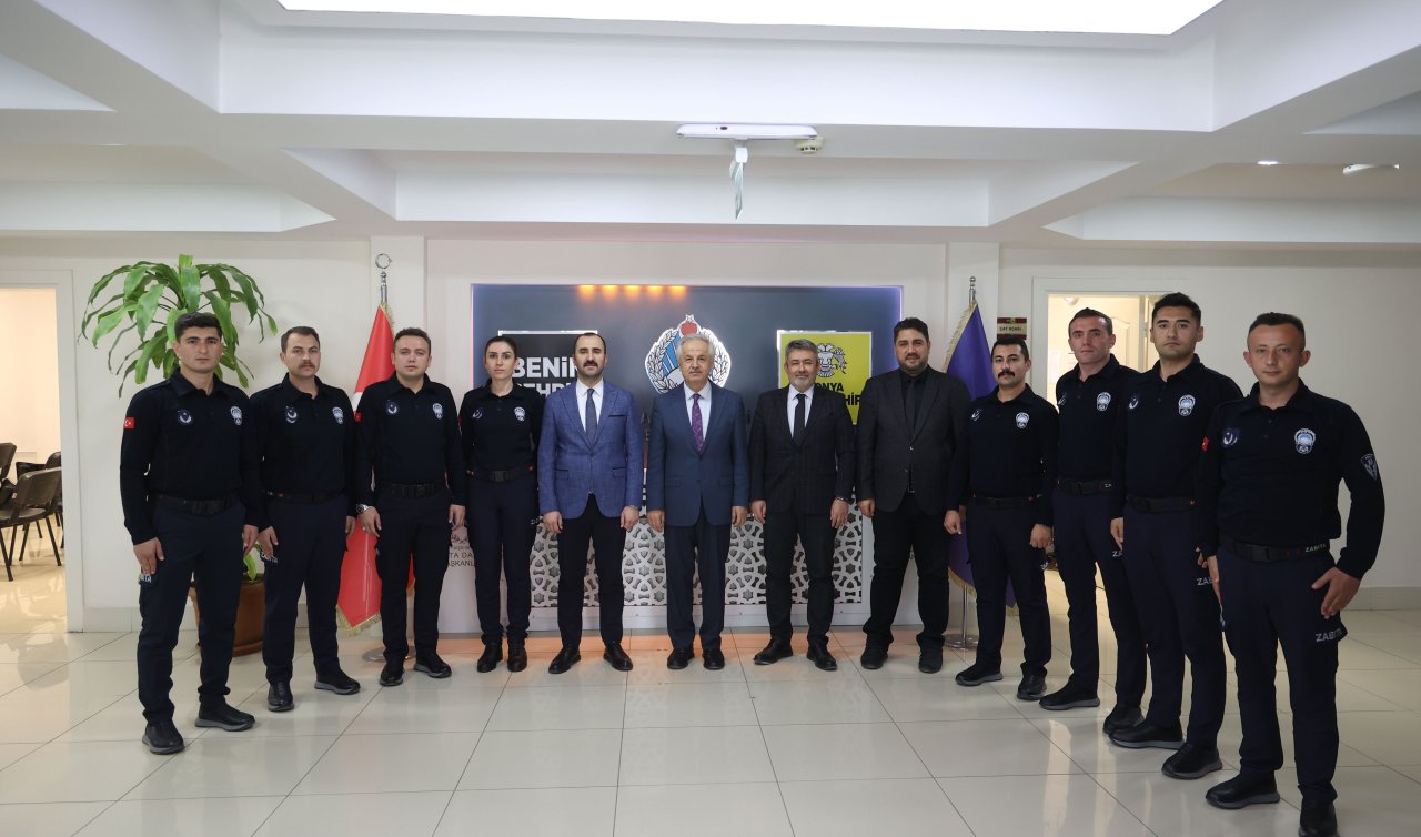  Konya Büyükşehir Belediyesi’nde 8 zabıta memuru komiser oldu