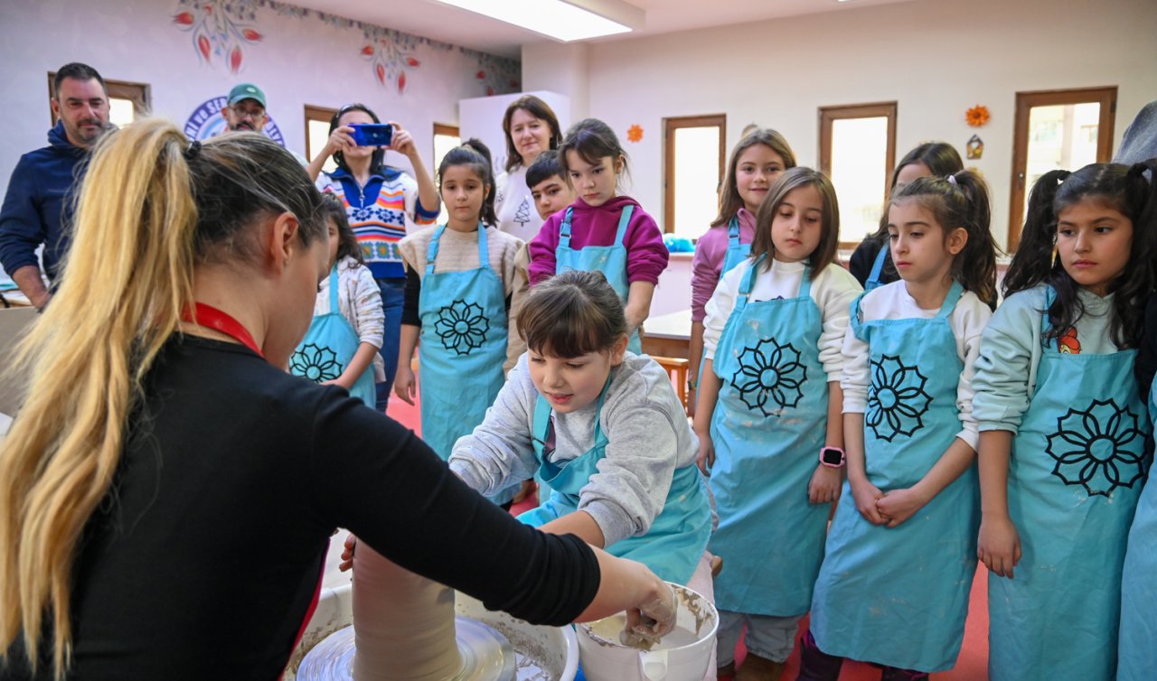 Selçuklu Belediyesi’nin atölyeleri bu kez uluslararası misafirleri ağırladı!