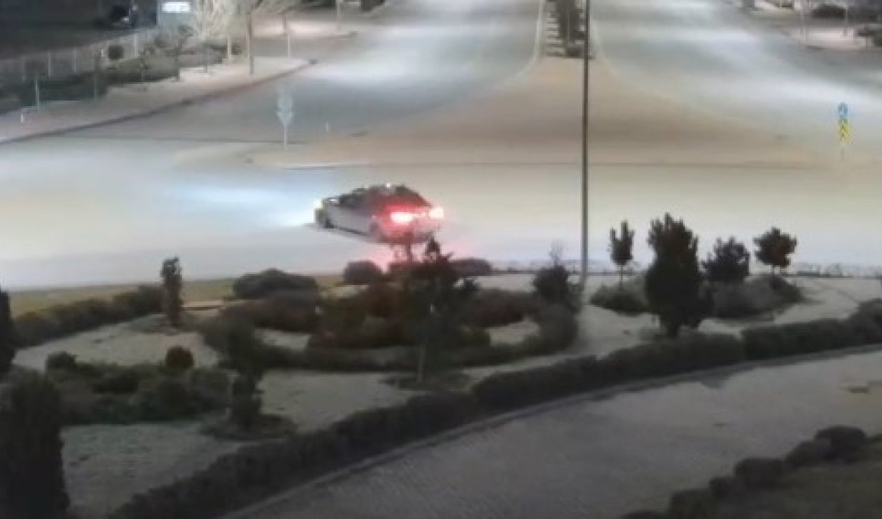 Konya’da drift atan 7 sürücüye ceza yağdı!