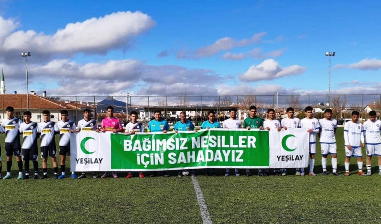 Konya’da amatör spor kulüplerinden Yeşilay’a destek