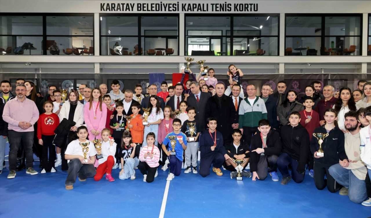 Konya’da Tenis Turnuvası tamamlandı