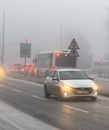 Konya’da görüş 30 metrenin altına düştü