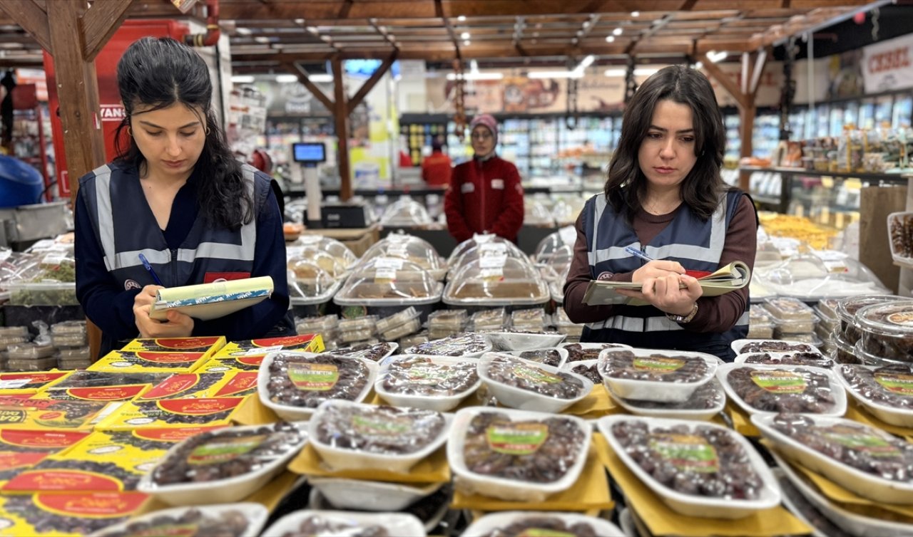 Konya’da ramazan ayı öncesi marketler denetlendi