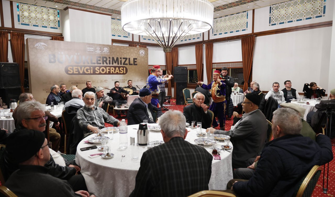 Konya Büyükşehir’den “Büyüklerimizle Sevgi Sofrası” Programı