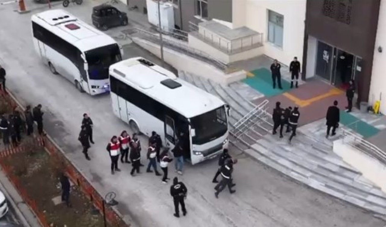 Polis aylarca izledi: Konya’da örgüt lideri dahil 25 kişi tutuklandı