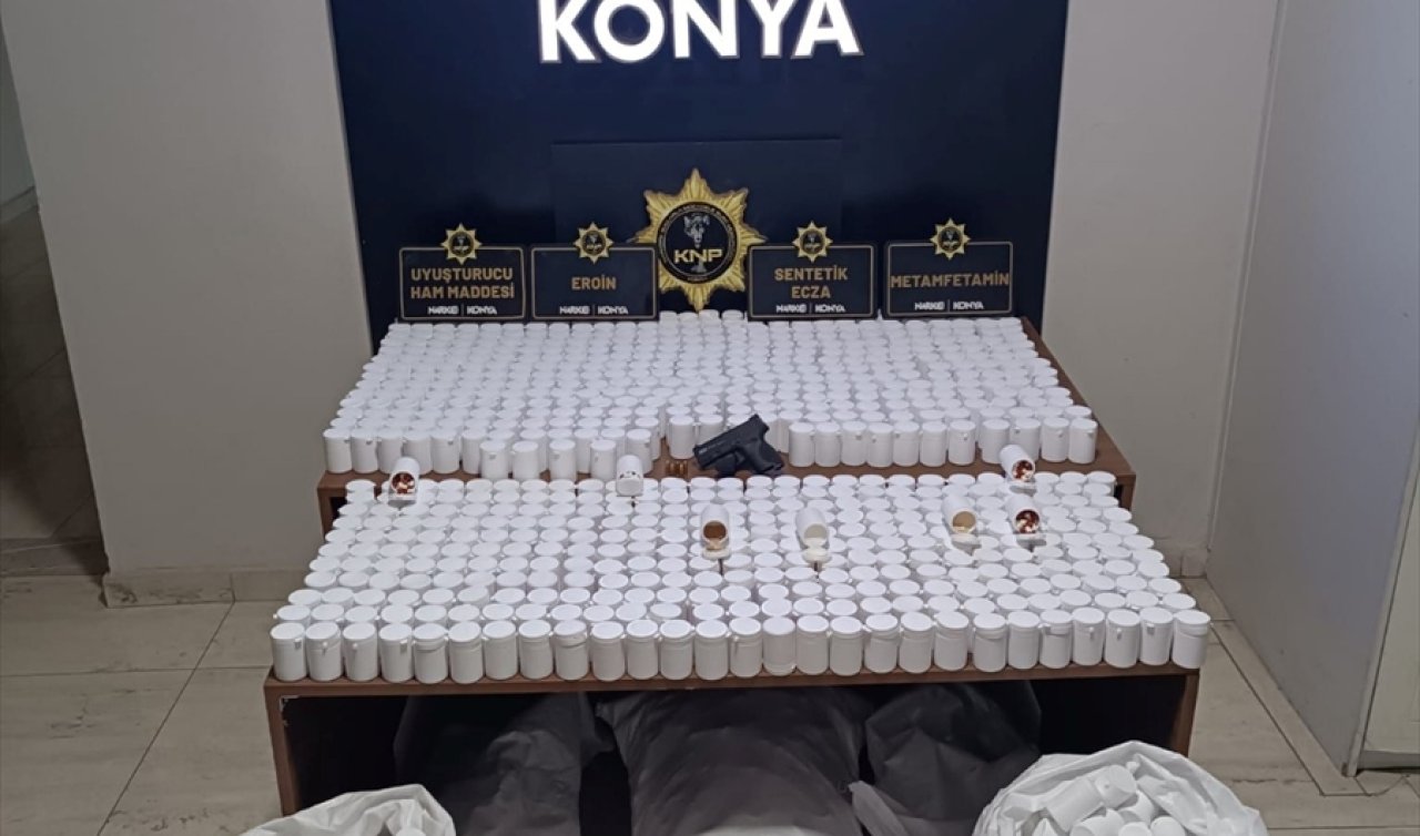 Konya’da uyuşturucu operasyonu: 1 ayda 187 kişi tutuklandı