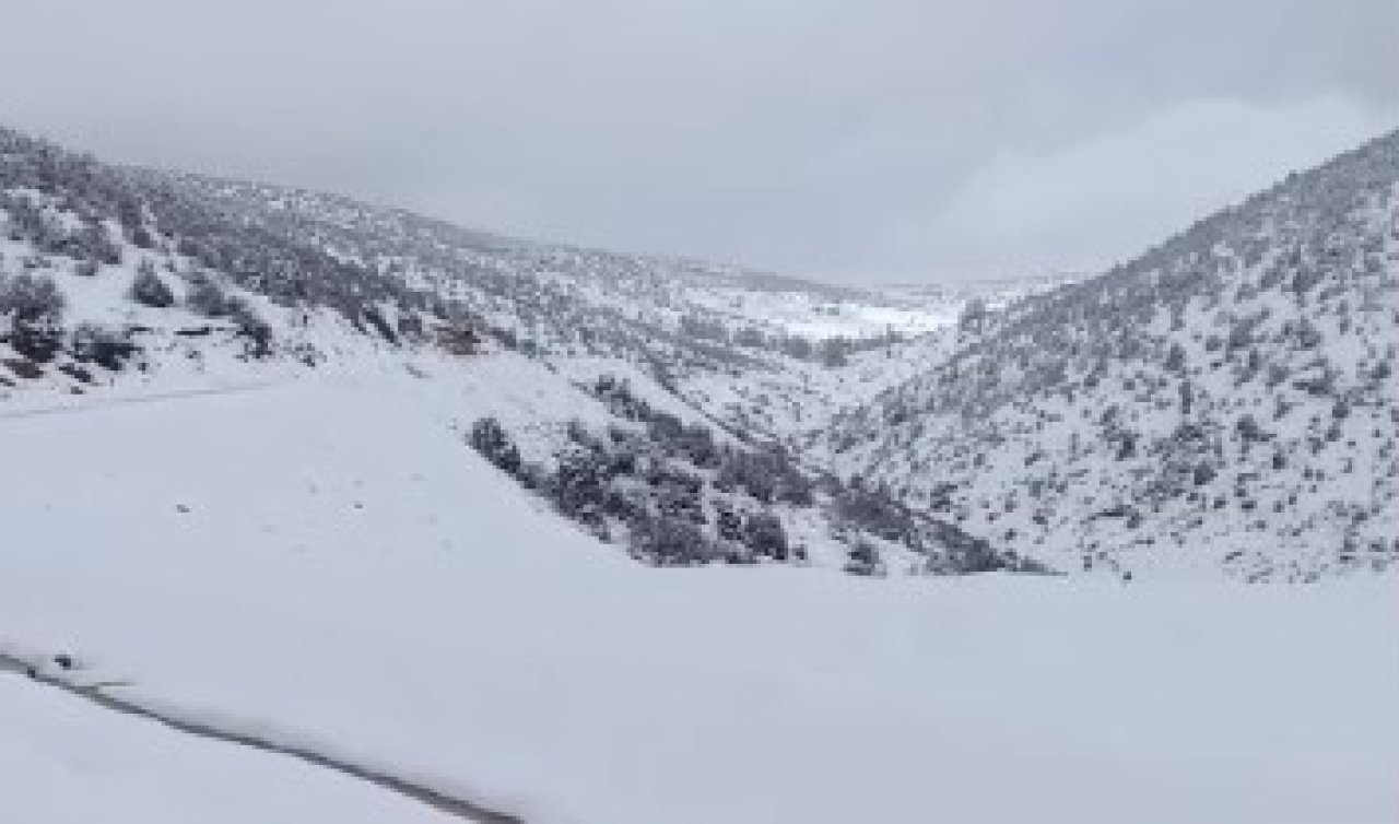 Tepekent Mahallesi’nde kar etkisini gösterdi!