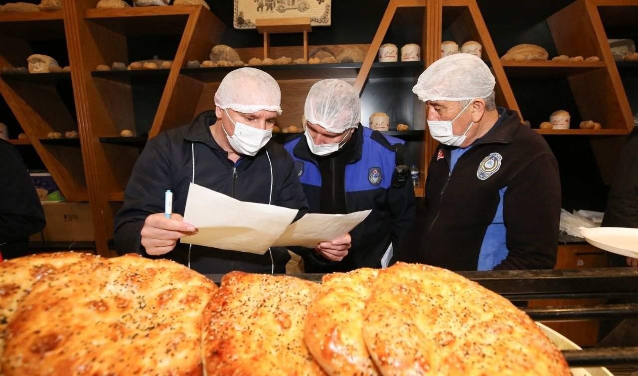 Meram’da fırınlar mercek altında: Hijyen, fiyat, ruhsat… Hepsi tek tek kontrol edildi