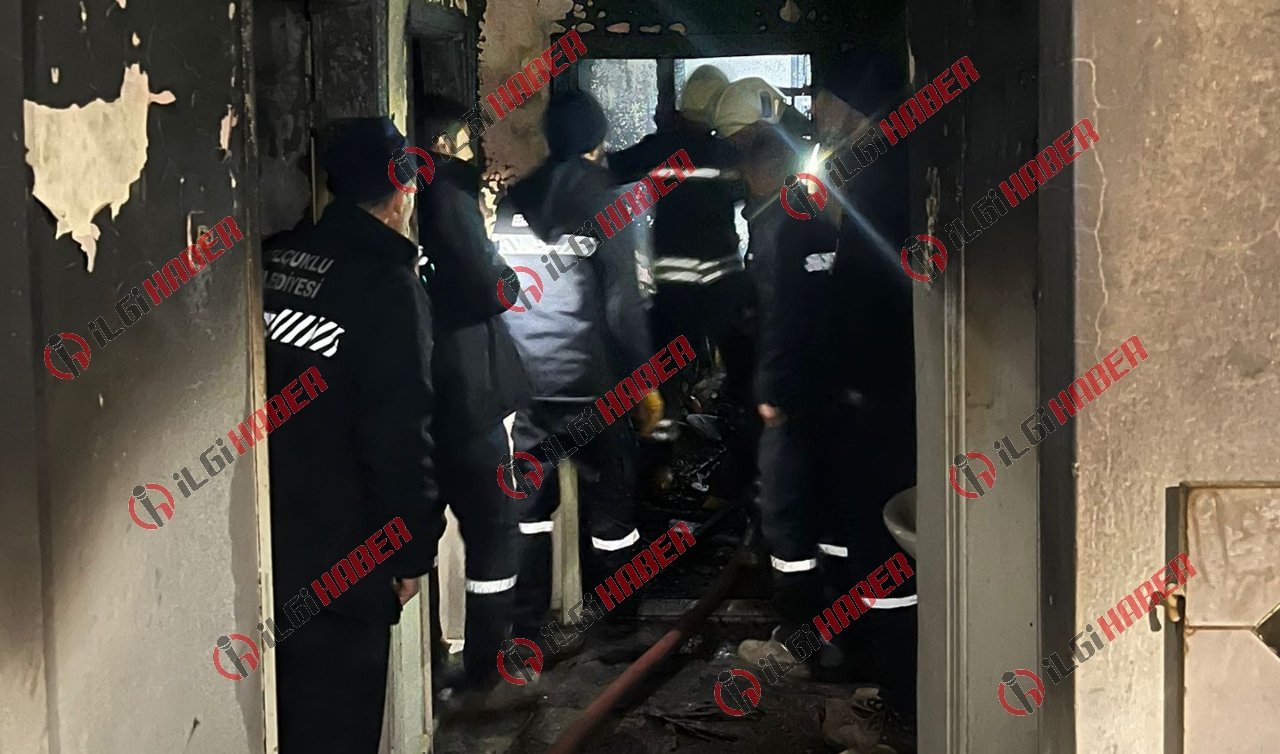 Konya’da bir evde yangın çıktı! Anne ve 3 çocuk son anda kurtuldu