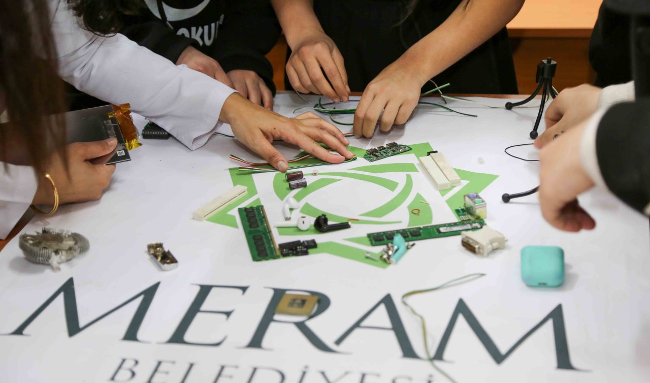 Meram’da çocuklar geleceği sanata dönüştürüyor 