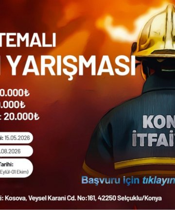 Konya Büyükşehir’den “İtfaiye” temalı resim yarışması
