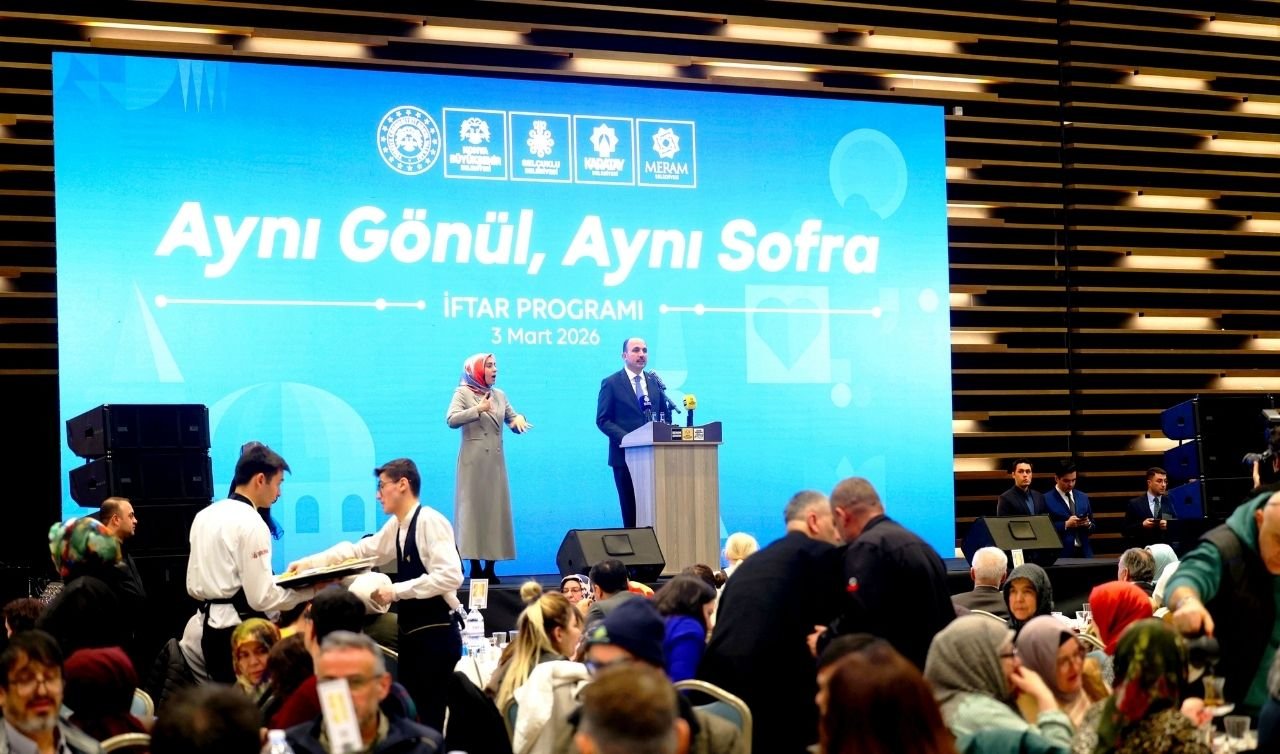 Konya’daki özel gereksinimli bireyler ve aileleri iftar programında bir araya geldi