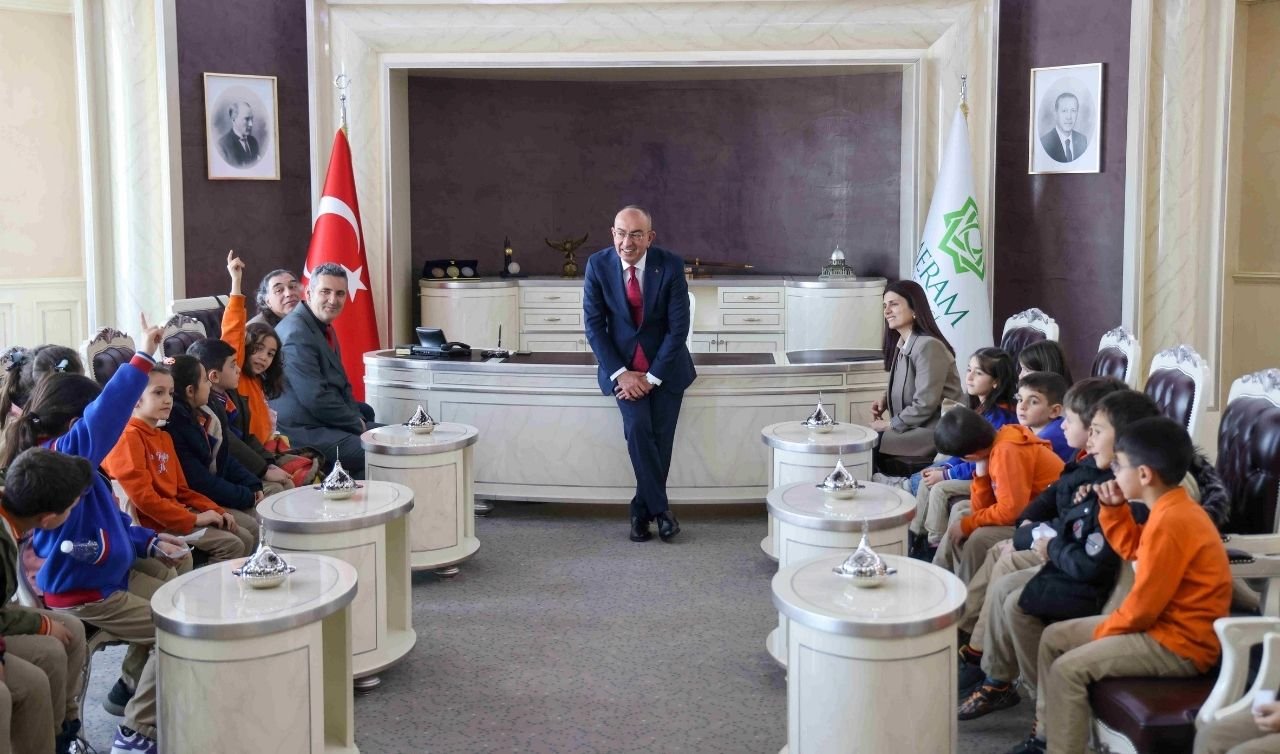 Meram Belediyesi minik misafirlerini ağırladı