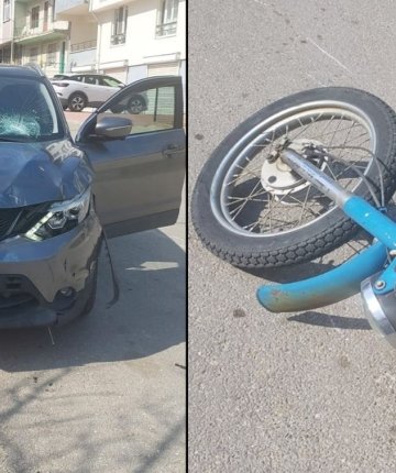 Konya’da otomobil ile motosiklet çarpıştı, 3 kişi yaralandı