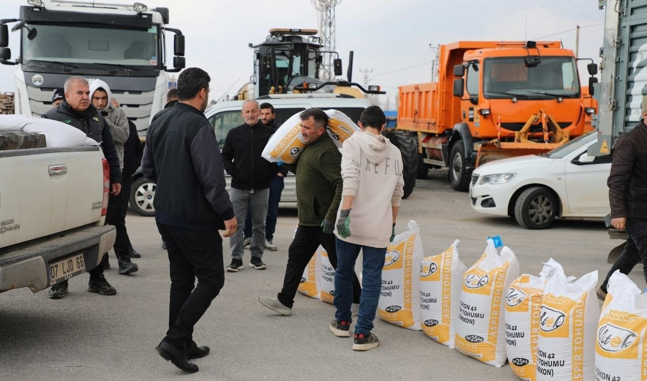 Konya’da çiftçilere yüzde 50 hibeli tohum desteği