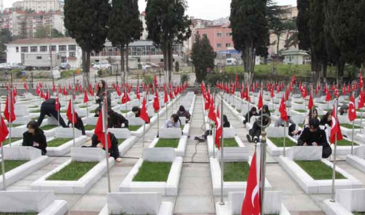 Konya’da şehit mezarlarının bakım ve onarımı için çalışma başlatıldı