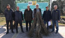 Konya’da çiftçiye büyük destek: 23 bin fidan dağıtılıyor