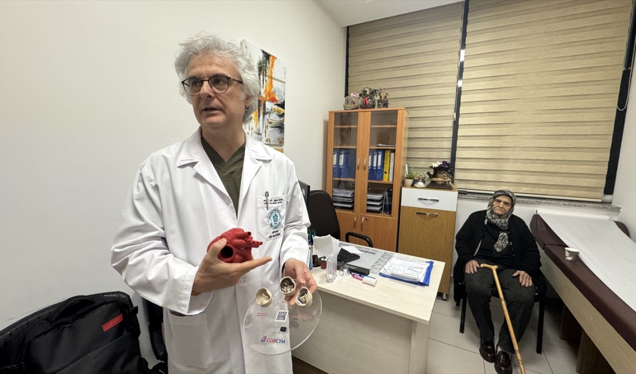 Konya’da 87 yaşındaki hastanın kalp kapağı küçük kesiyle yapılan ameliyatla değiştirildi