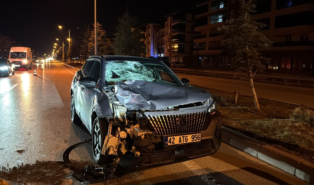 Konya’da cipin çarptığı yaya öldü