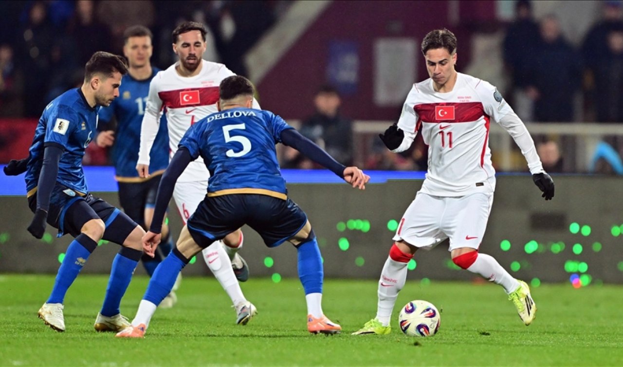 Türkiye, Kosova’da 1-0 önde devam ediyor