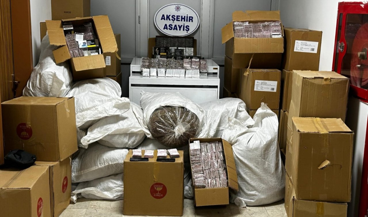 Konya’da kaçak ürün yüklü araç yakalandı: 1 tutuklu