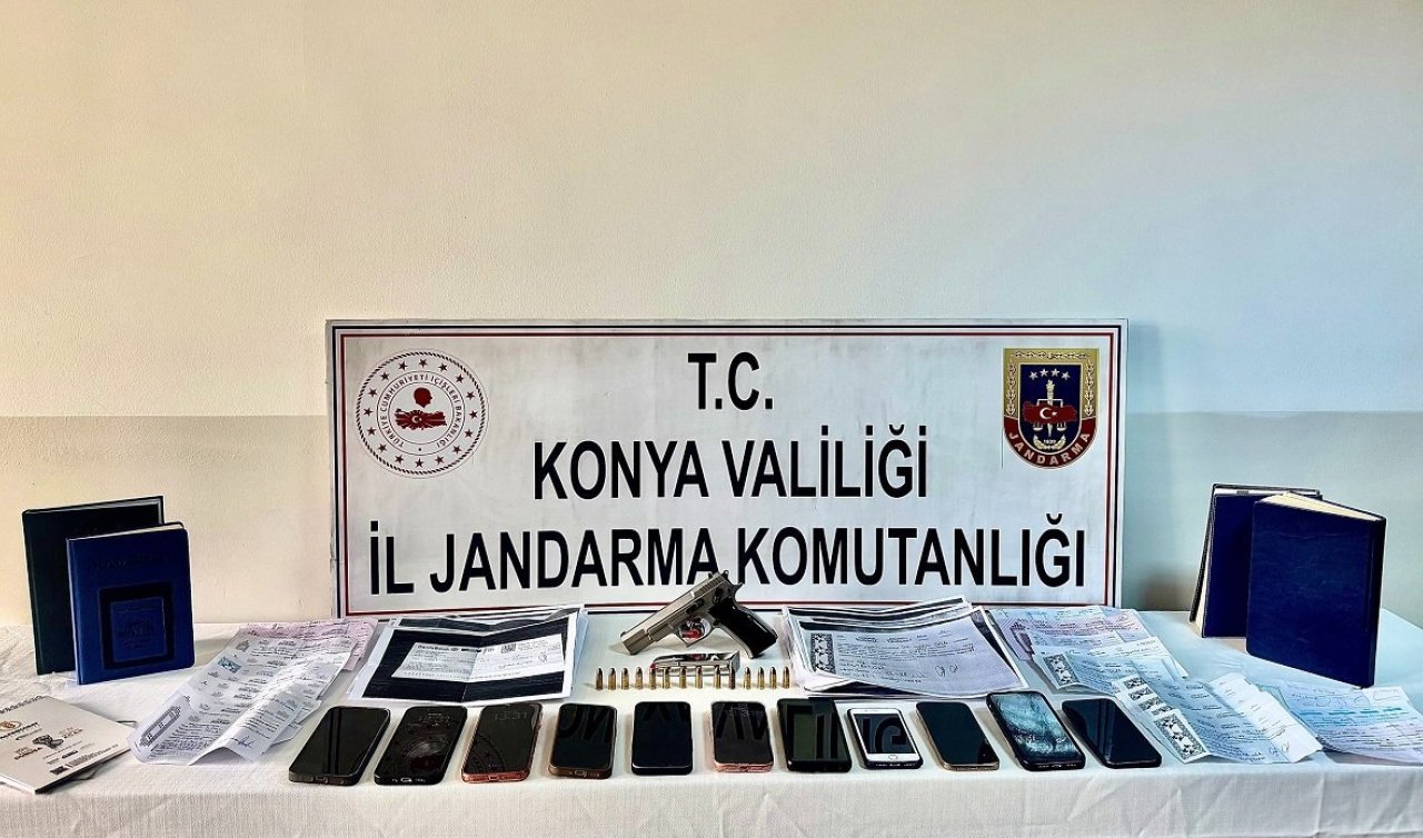 Konya’da tefecilik operasyonu: Milyonlarca TL’lik çek ve senet ele geçirildi!