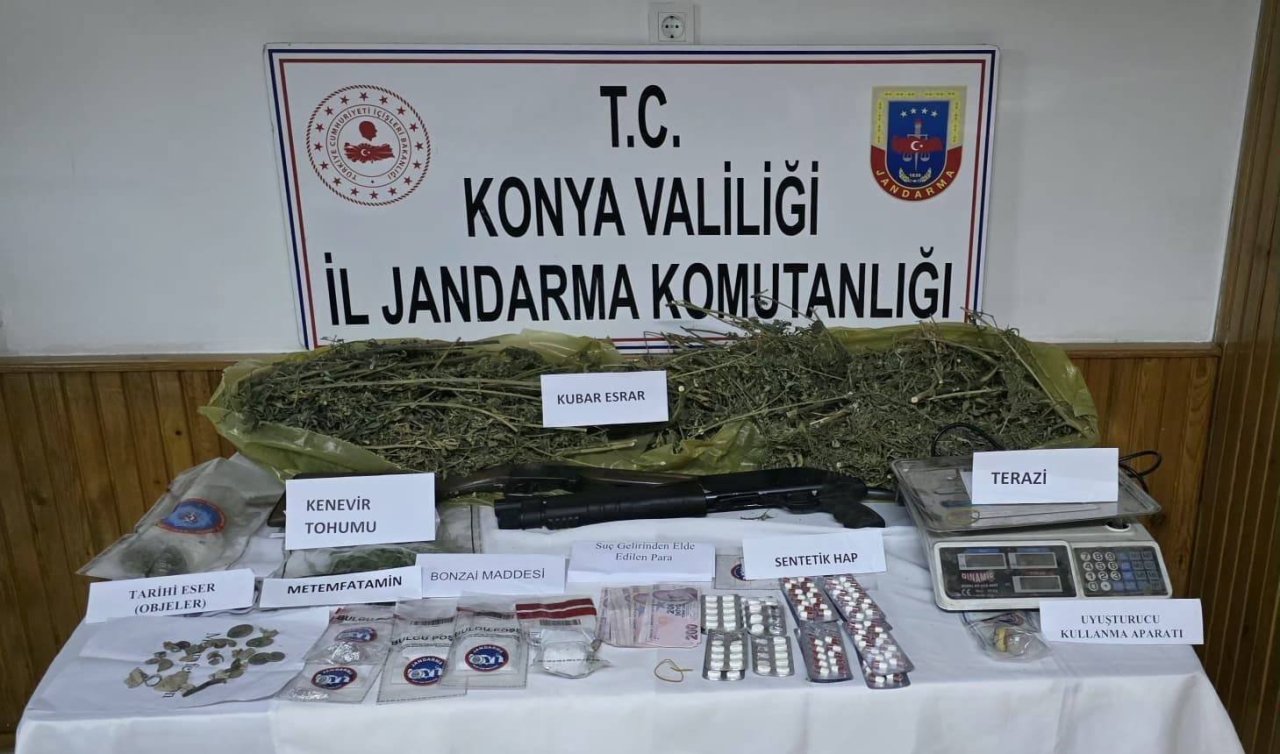 Konya’da uyuşturucu operasyonu: 12 kişi tutuklandı