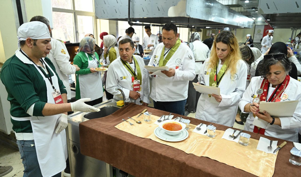 Konya’nın sofrasında büyük rekabet! Yöresel lezzetler yarıştı