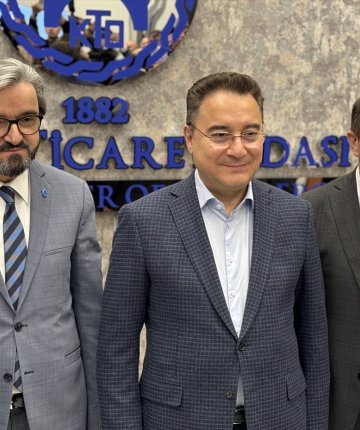 DEVA Partisi Genel Başkanı Ali Babacan, Konya Tarım Fuarı’nı ziyaret etti