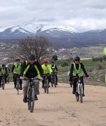Bisiklet tutkunları Konya’da buluştu: 55 kilometrelik doğa parkurunda büyük heyecan