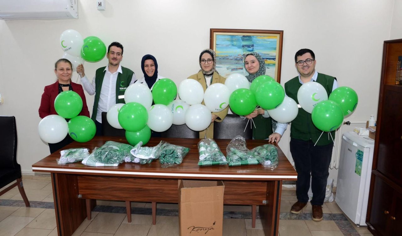 Minik kahramanlara büyük moral: Yeşilay Konya’dan 23 Nisan ziyareti