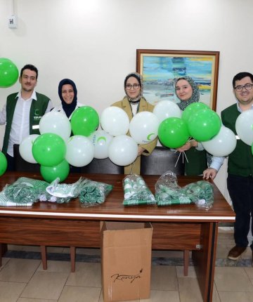 Minik kahramanlara büyük moral: Yeşilay Konya’dan 23 Nisan ziyareti
