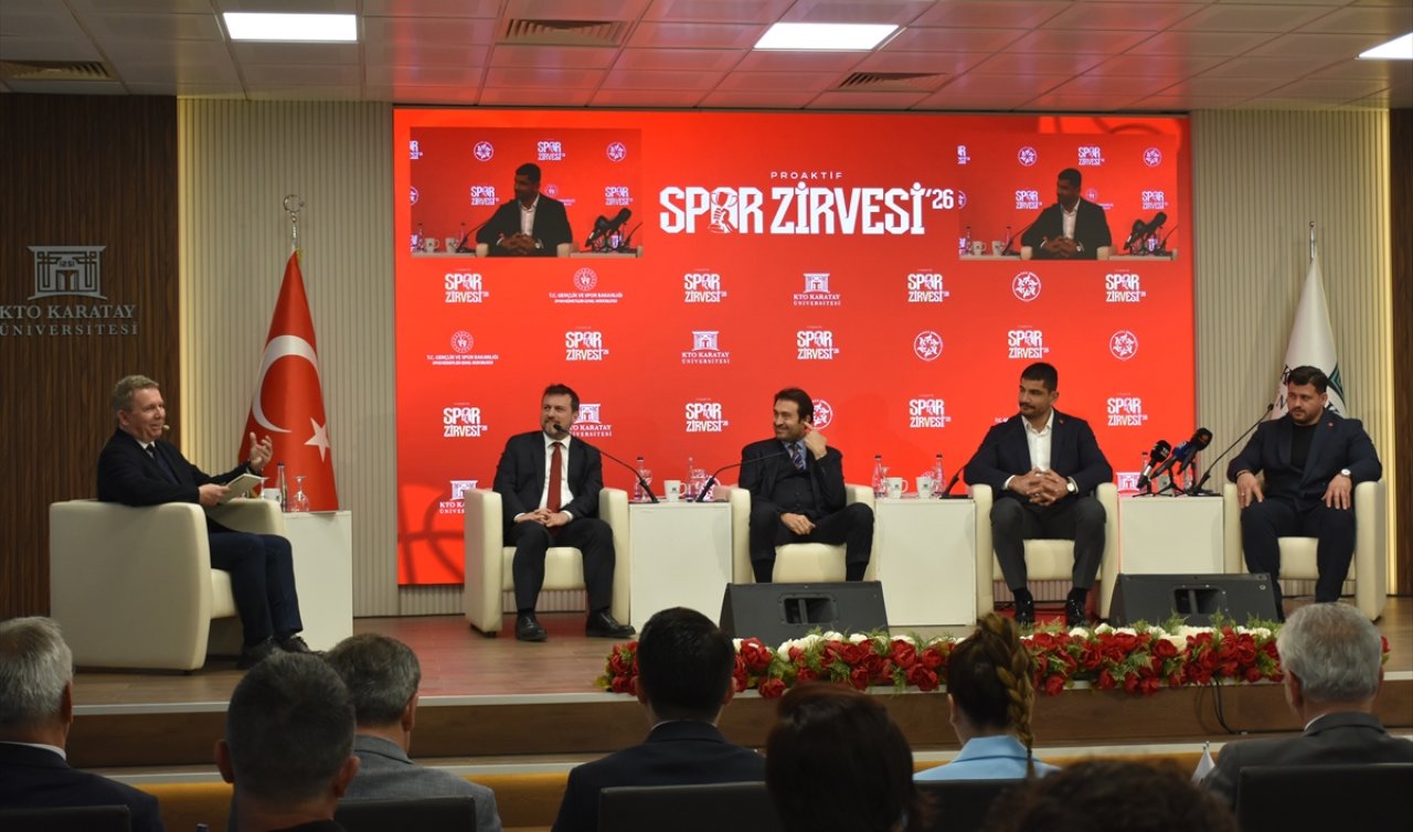 Konya’da sporun zirvesi başladı: Proaktif Spor Zirvesi yoğun ilgi gördü
