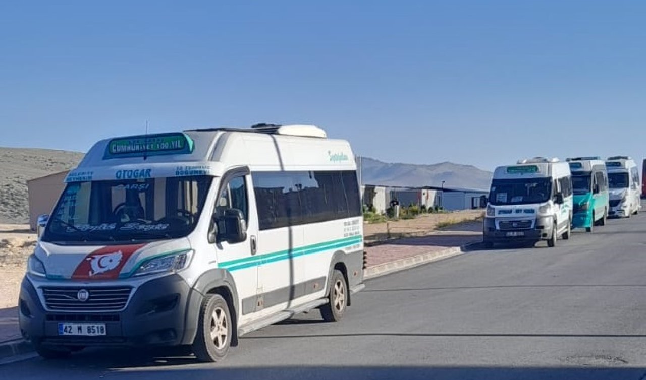Konya’da dolmuş ücretlerine yeni zam yolda!