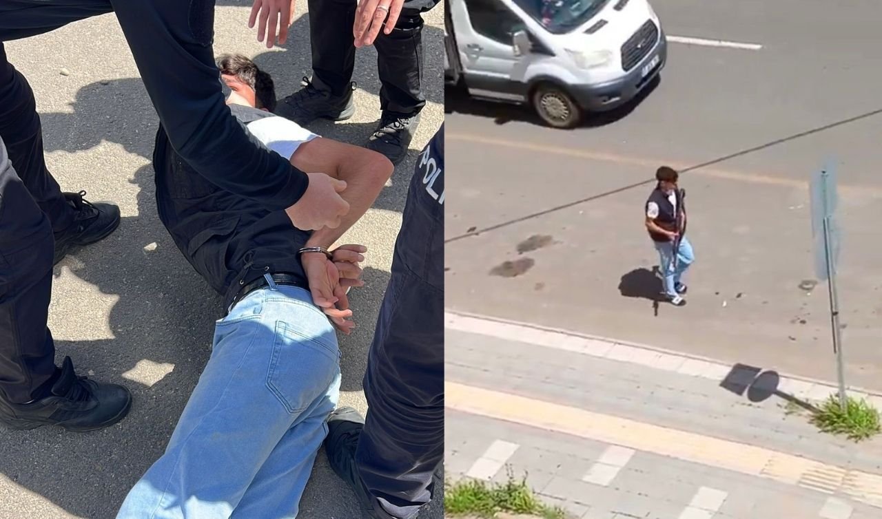 Diyarbakır’da silahla çevreye rastgele ateş açan kişi yakalandı