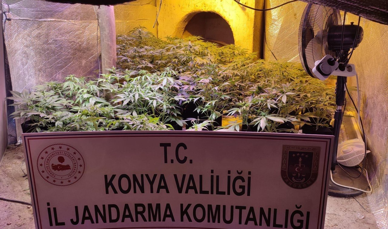 Konya’da jandarmadan uyuşturucu operasyonu: 14 şüpheli tutuklandı