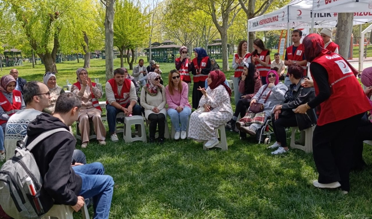 Konya’da engeller değil, sevgi kazandı: Adalet Parkı’nda anlamlı buluşma 