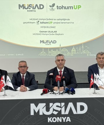MÜSİAD Konya Şubesi “TohumUP“ projesini tanıttı